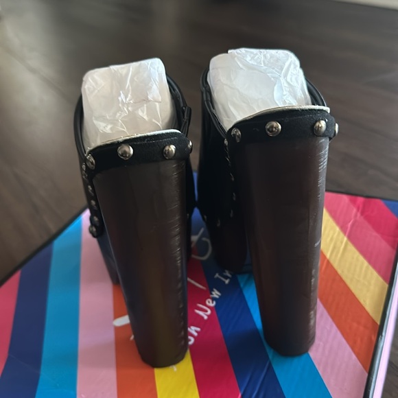 XYD Cork Platform Super High Heels Mules - Picture 3 of 7